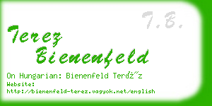 terez bienenfeld business card